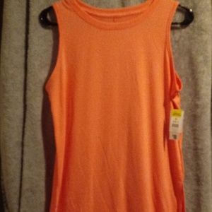NWT Coral Tunic small slits on bottom sz S